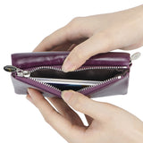 Royal Bagger Genuine Leather Short Wallet, Women's Multi-card Slots Card Holder, Retro Coin Purse for Daily Use 1817