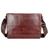 Royal Bagger Vintage Business Messenger Bags for Men, Genuine Leather Crossbody Bag, Daily Use Commuter Shoulder Purse 1626