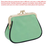 Royal Bagger Double Layer Coin Purse, Fashion Kiss Lock Key Card Storage Bag, Casual Change Pouch for Women 1829