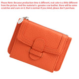 Royal Bagger Short Wallet for Women Genuine Cow Leather Coin Purse Fashion Simple Change Pouch Zipper Thin Card Holder 1488