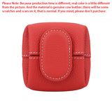 Royal Bagger Mini Lychee Pattern Coin Purse, Solid Color Buckle Key Earphone Storage Bag, Casual Change Pouch for Daily Use 1603